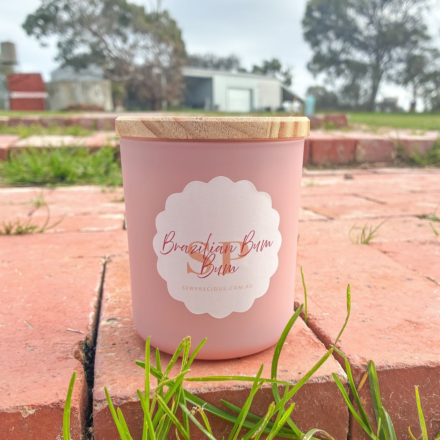 Brazilian Bum Bum Pink Soy Candle