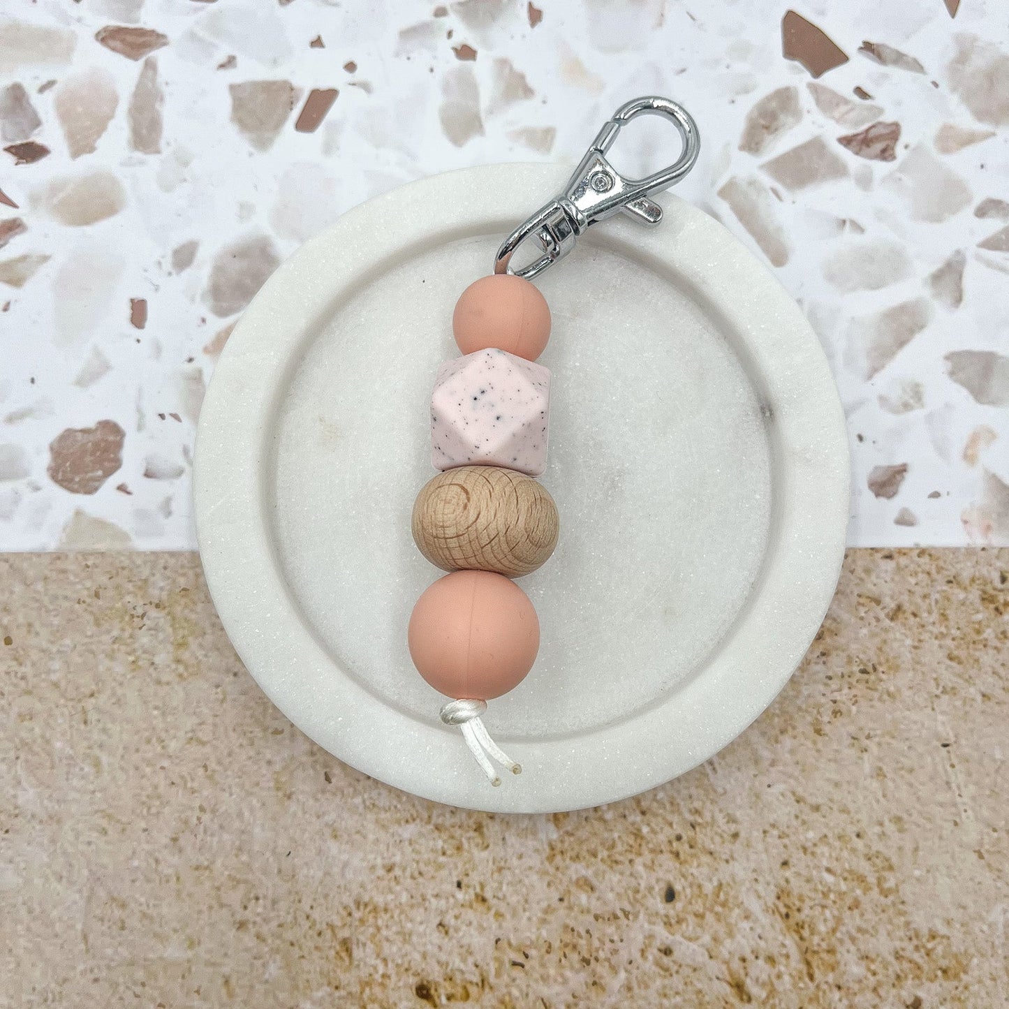 Perfectly pink keychain