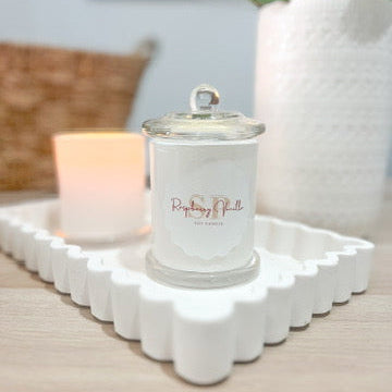 Raspberry & Vanilla soy candle (SMALL)