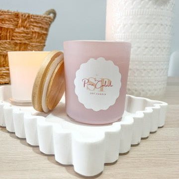 Pina Colada soy candle (Blush)