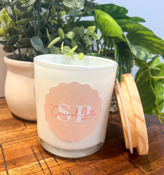 Caramel latte SOY CANDLE