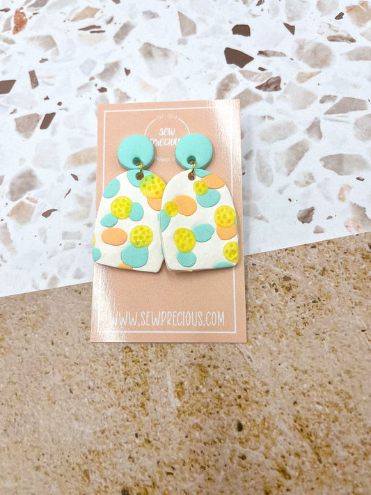 Melody lrg dangles - STERLING SILVER