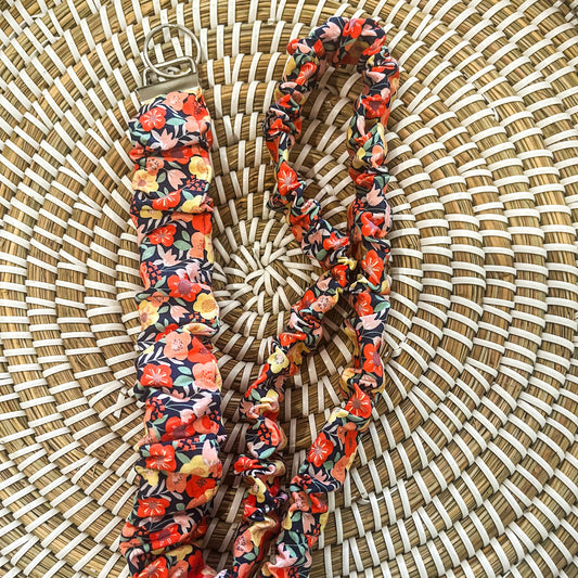 Meadow scrunchie lanyard