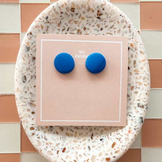 Royal Blue round Studs