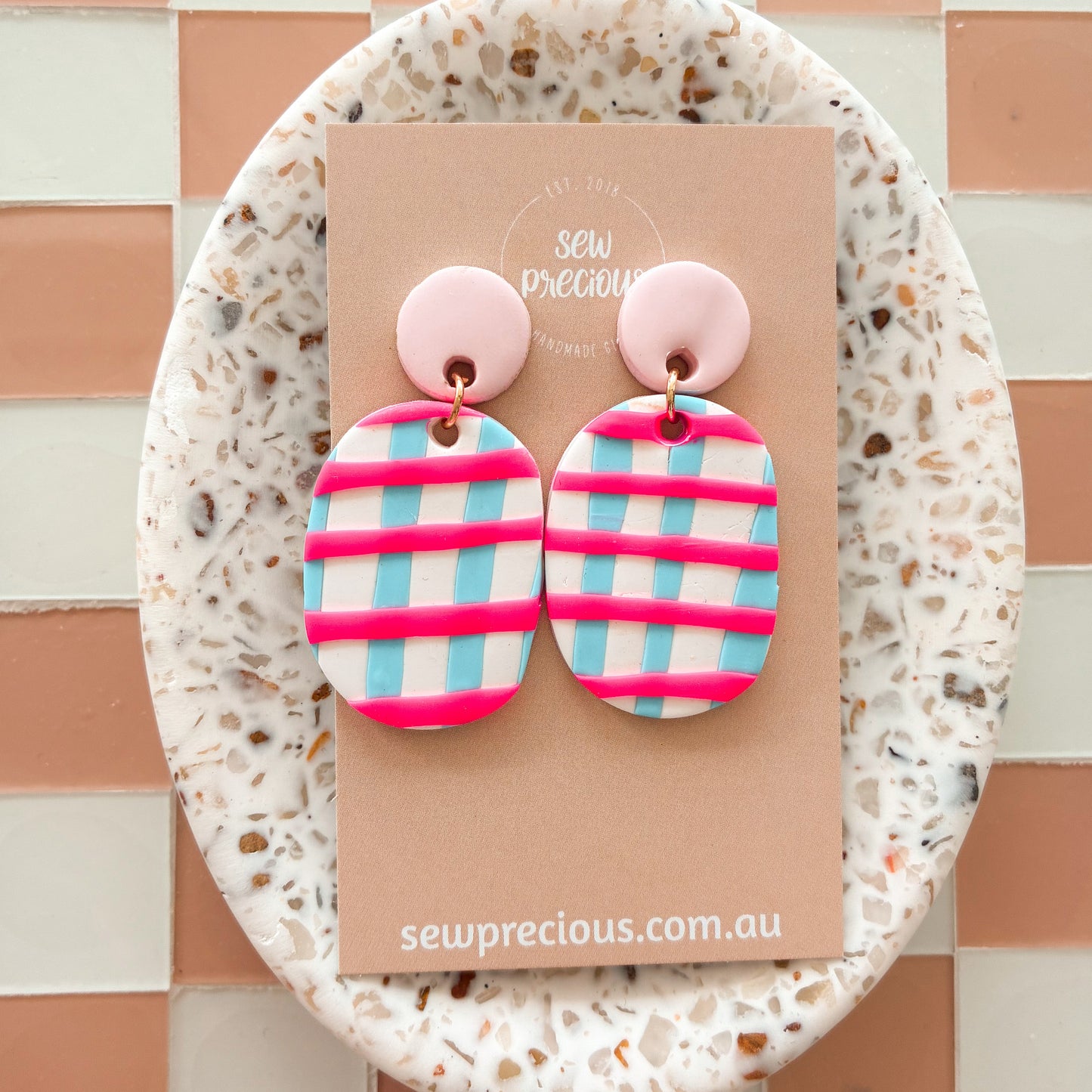 Bubblegum picnic Dangles - Large