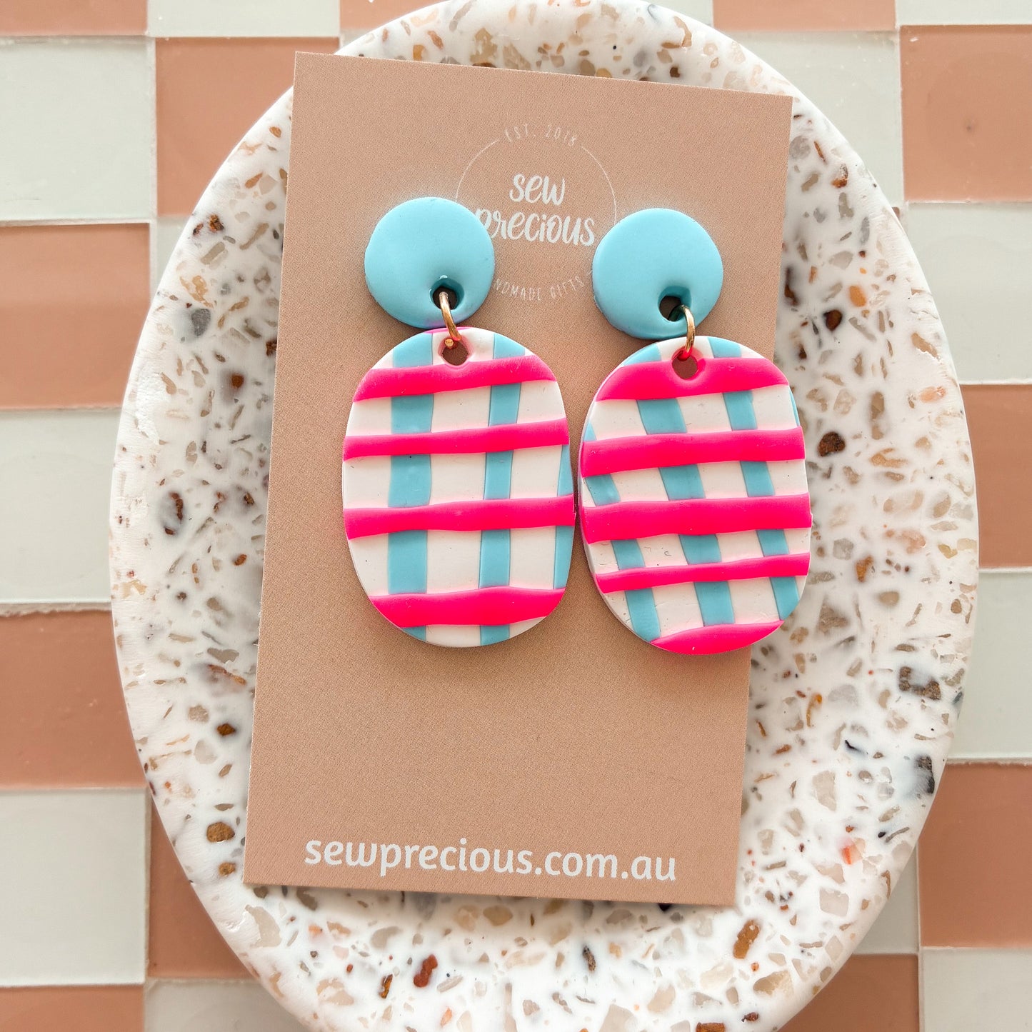 Bubblegum picnic Dangles - Medium