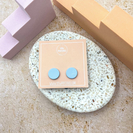 Sky blue - Lrg round studs