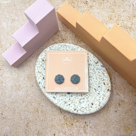 Granite - Hexagon studs