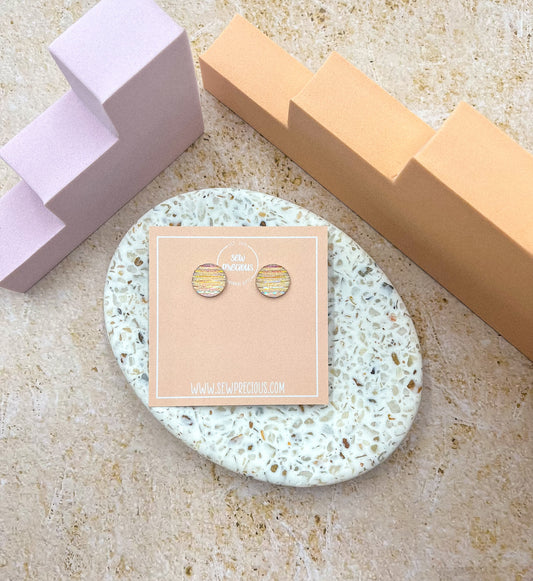 Pearl sparkle - Sml round studs