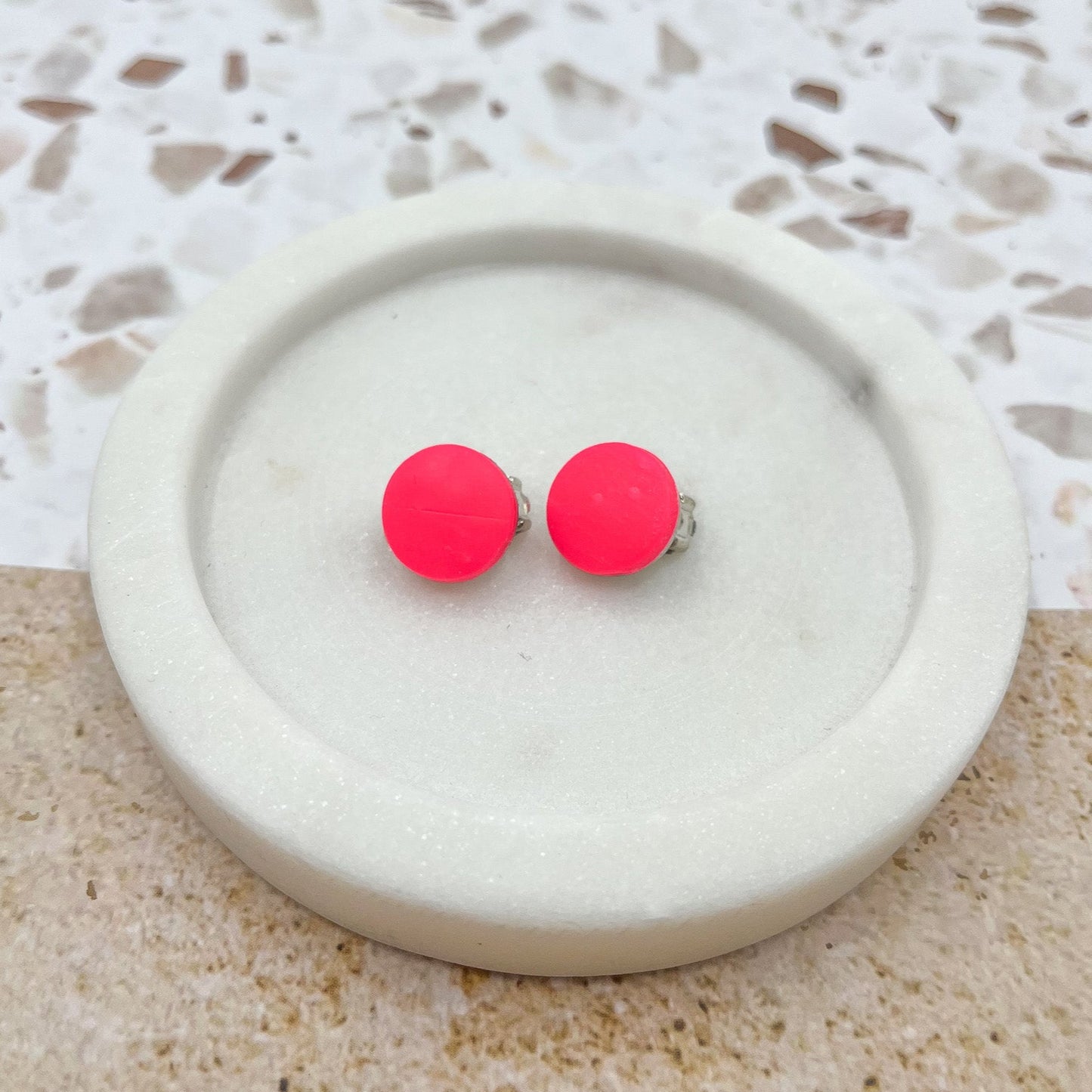 Fluro pink - CLIP ONS