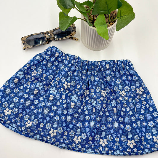 Midnight floral skirt