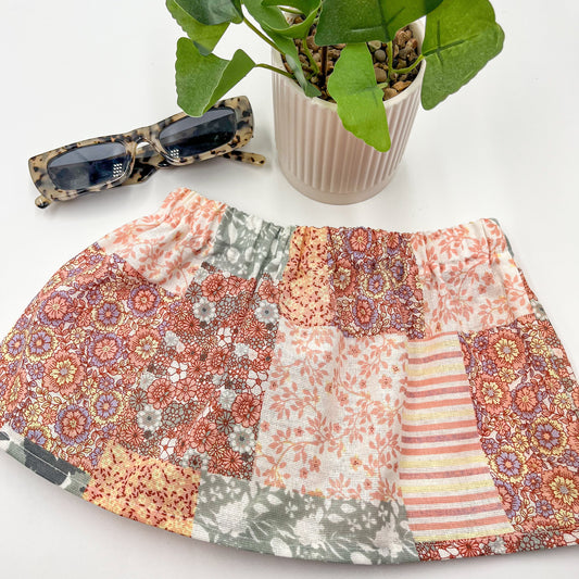 Pretty patchwork skirt