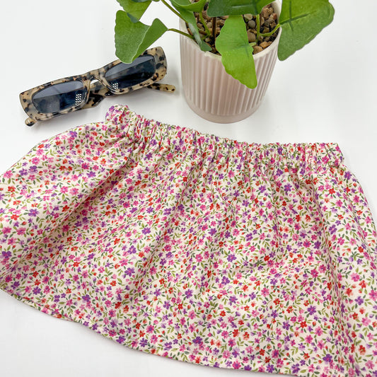 Ditsy floral skirt