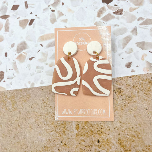 Posie lrg dangles - STERLING SILVER
