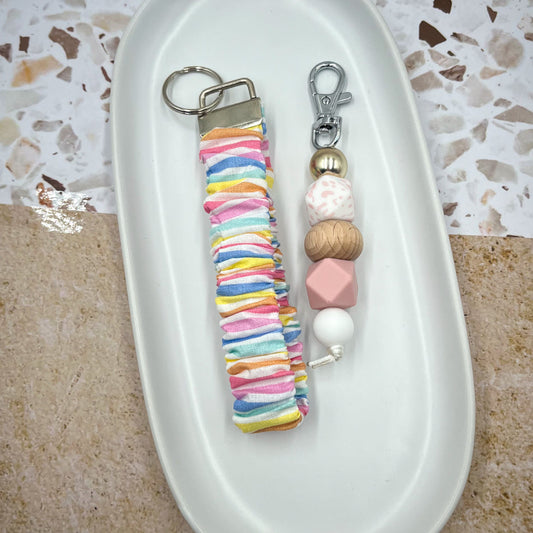 Rainbow girl keyring bundle